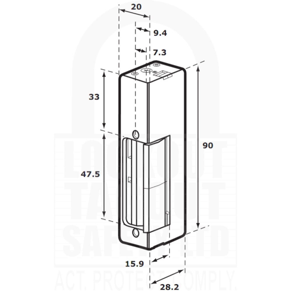 Eff Eff 14 Series Fail Locked Electric Strike Eff Eff 14 Series Fail Locked Electric Strike